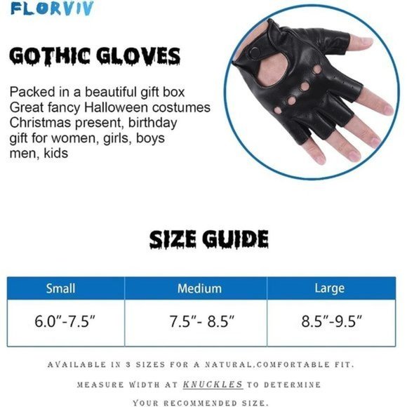 Black Arm Warmers Black PVC Wet Look Arm Warmers - Fingerless Gauntlet Gloves For Goth, Fancy Dress Huntress Costume Women